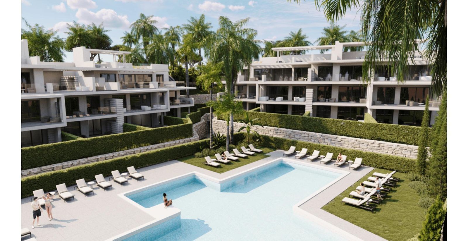 2 Bed Middle Floor Apartment in Estepona in Estepona — Appartement
